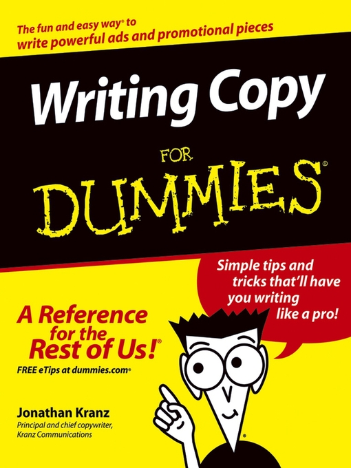 Cover image for Writing CopyFor Dummies